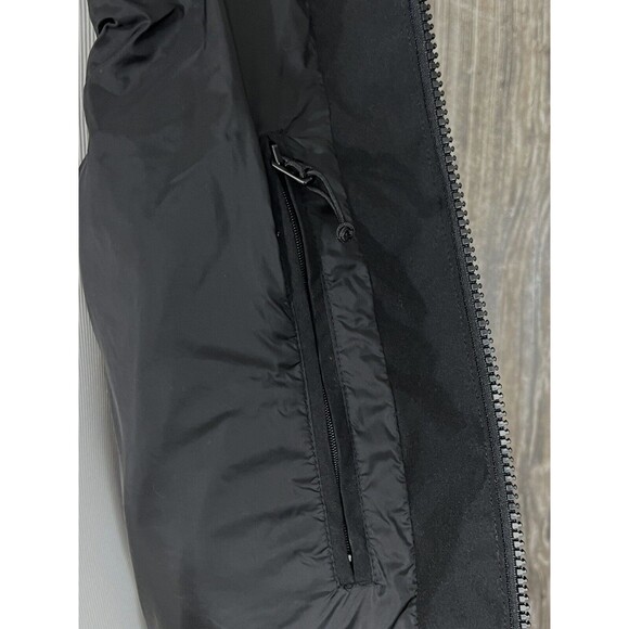 Levi's Hooded Trucker Puffer Jacket Coat Men's XL Full Zip Black Polyester - Picture 8 of 11
